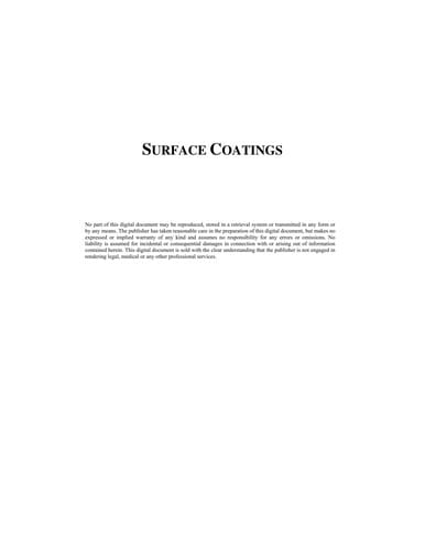 Surface coatings
