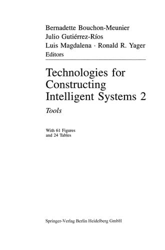 Technologies for Constructing Intelligent Systems 2