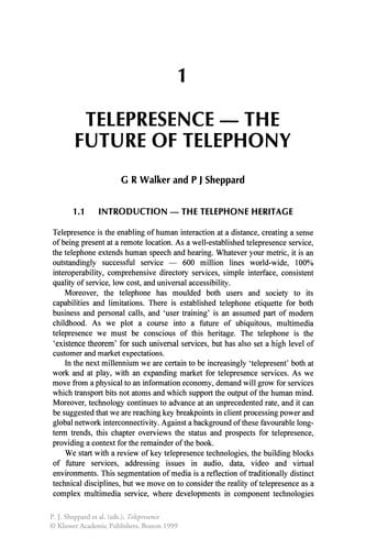 Telepresence
