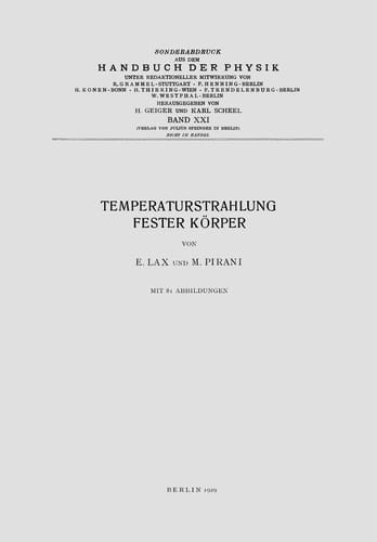 Temperaturstrahlung fester Körper