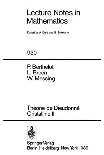 Théorie de Dieudonné cristalline II