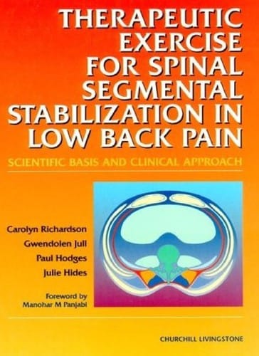 Therapeutic exercise for spinal segmental stabilization in low back pain