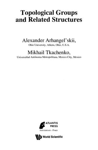 Topological groups and related structures