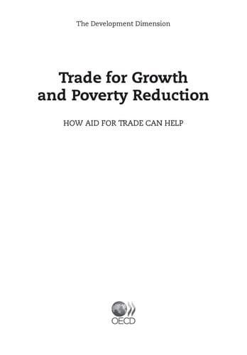 Trade for growth and poverty reduction