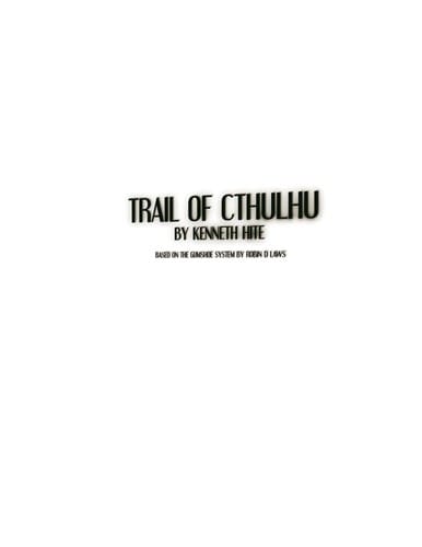 Trail of Cthulhu