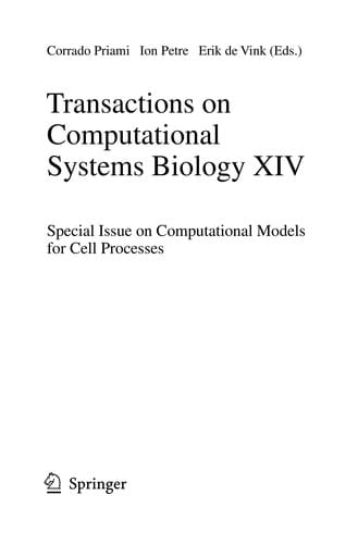 Transactions on Computational Systems Biology XIV