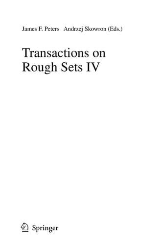 Transactions on rough sets IV