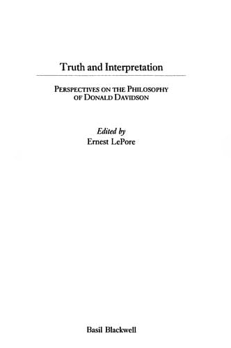 Truth and interpretation