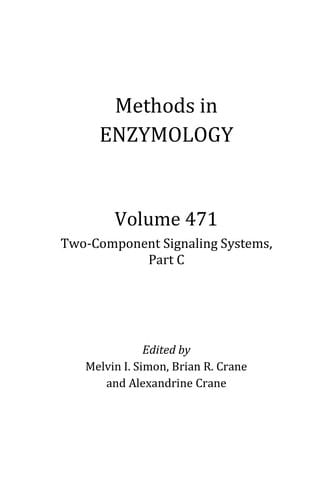 Two-component signaling systems