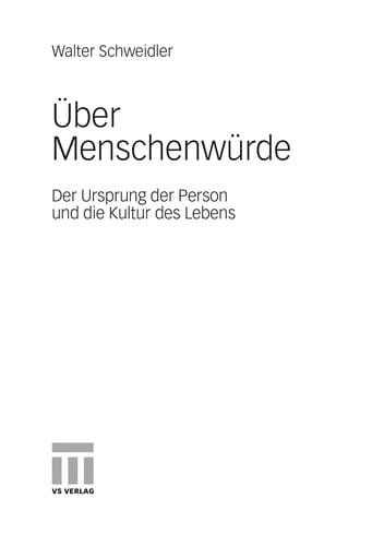 Über Menschenwürde