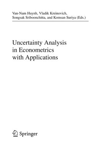 Uncertainty Analysis in Econometrics with Applications