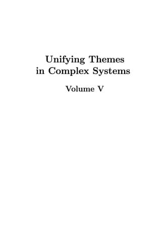 Unifying Themes in Complex Systems