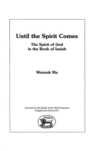 Until the Spirit Comes