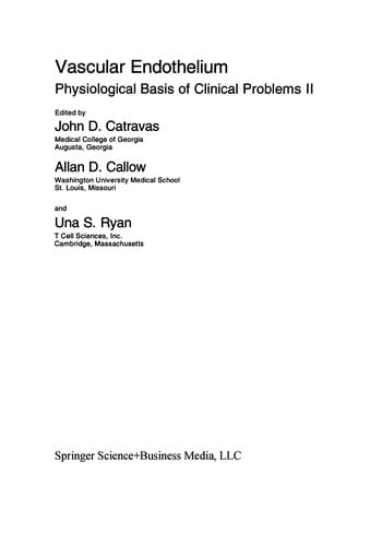 Vascular Endothelium