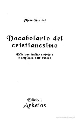 Vocabolario del Cristianesimo