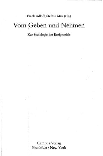 Vom Geben und Nehmen