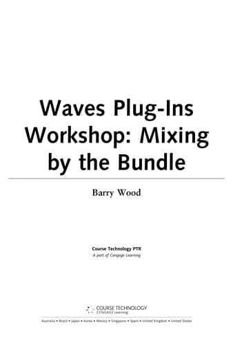 Waves plug-ins workshop