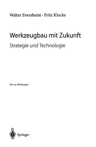 Werkzeugbau mit Zukunft