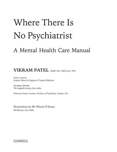Where there is no psychiatrist