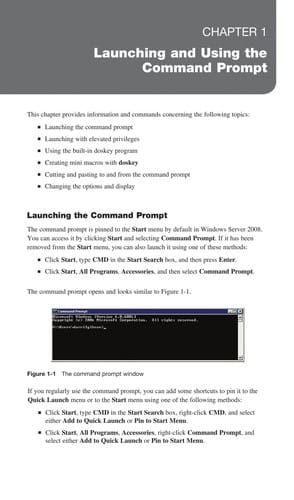 Windows Server 2008 portable command guide