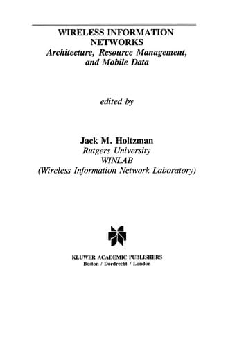 Wireless Information Networks