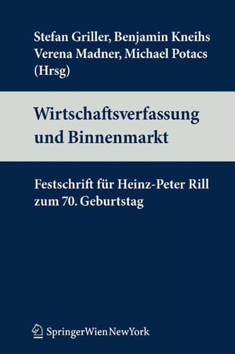 Wirtschaftsverfassung und Binnenmarkt