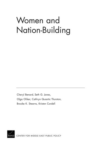 Women and nation building