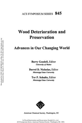 Wood deterioration and preservation