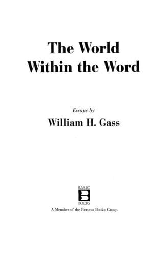The world within the word