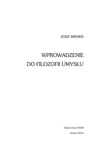 Wprowadzenie do filozofii umysłu