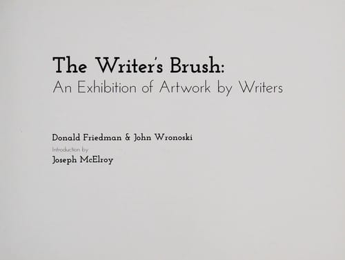 The writer's brush