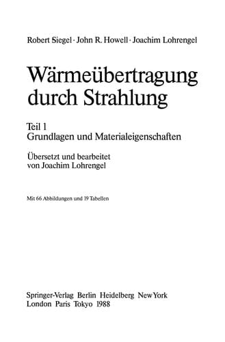 Wärmeübertragung durch Strahlung