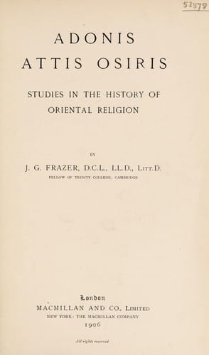 Adonis, Attis, Osiris