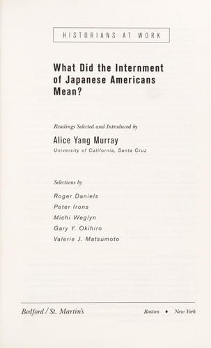 What did the internment of Japanese Americans during World War II mean?