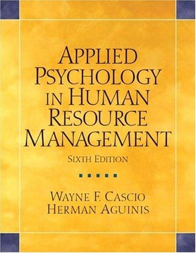 Applied psychology in human resource management
