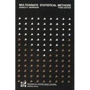 Multivariate Statistical Methods