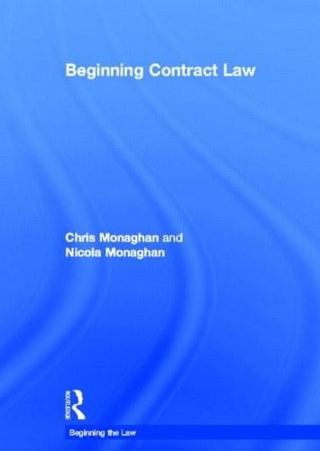 Beginning Contract Law (Beginning the Law)