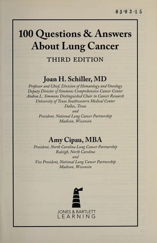 100 questions & answers about lung cancer