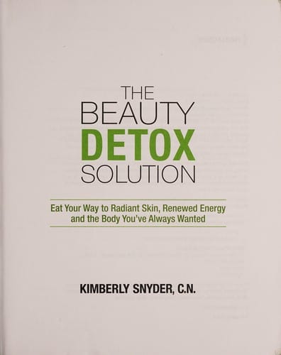 The beauty detox solution
