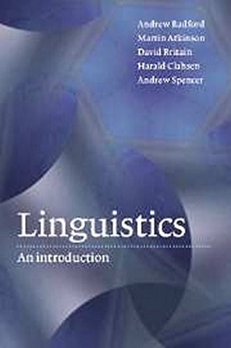 Linguistics South Asia Edition: An Introduction