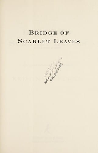 Bridge of scarlet leaves