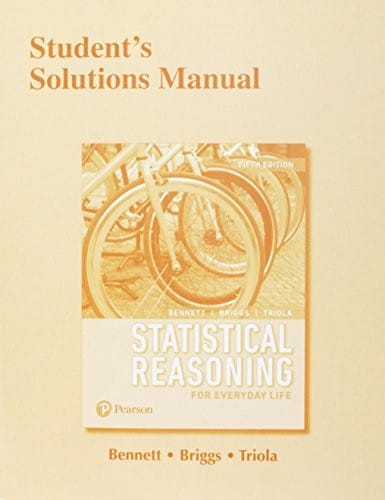 Student's Solutions Manual for Statistical Reasoning for Everyday Life