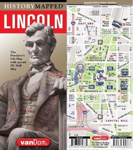 History Mapped Lincoln Presidential Map by VanDam