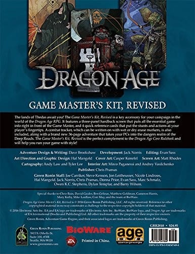 Dragon Age GM Kit *OP