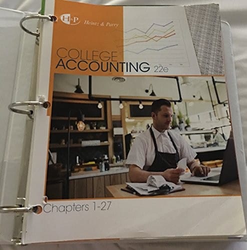 College Accounting, Chapters 1-27, Loose-Leaf Version