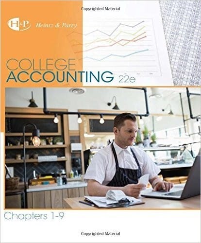 College Accounting, Chapters 1-9, Loose-Leaf Version