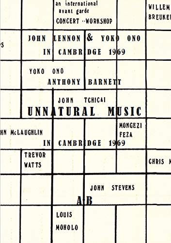 UnNatural Music : John Lennon & Yoko Ono in Cambridge 1969