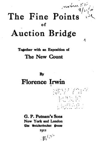 The Fine Points of Auction Bridge