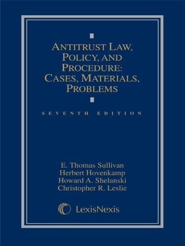 Antitrust law, policy, and procedure