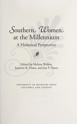 Southern women at the millennium